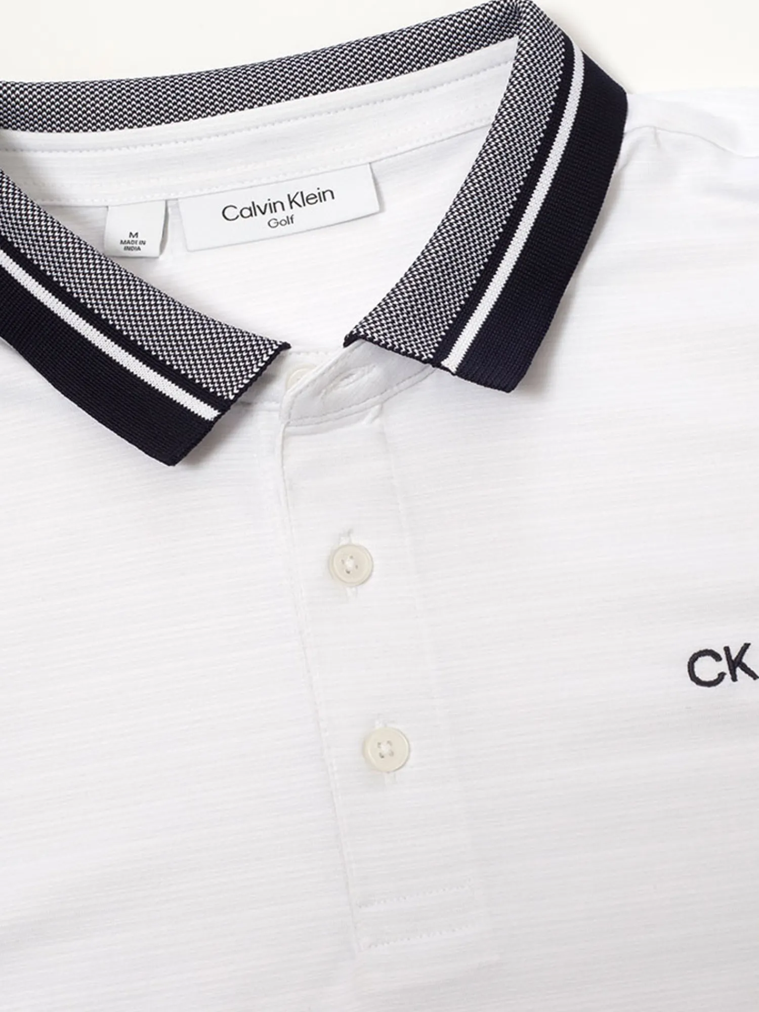 Calvin Klein Clearance Clothing|Whisper Polo Shirt - White