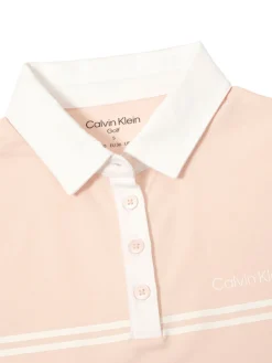 Calvin Klein Shirts|Womens Bellevue Polo Shirt - Shell Pink