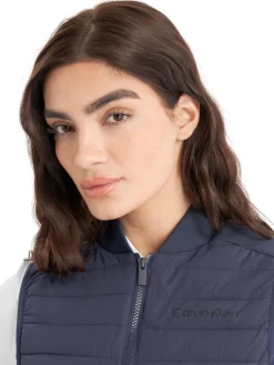 Calvin Klein Vests|Womens Beryline Hybrid Gilet - Navy