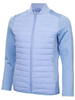 Calvin Klein Jumpers|Womens Beryline Hybrid Jacket - Cornflower Blue