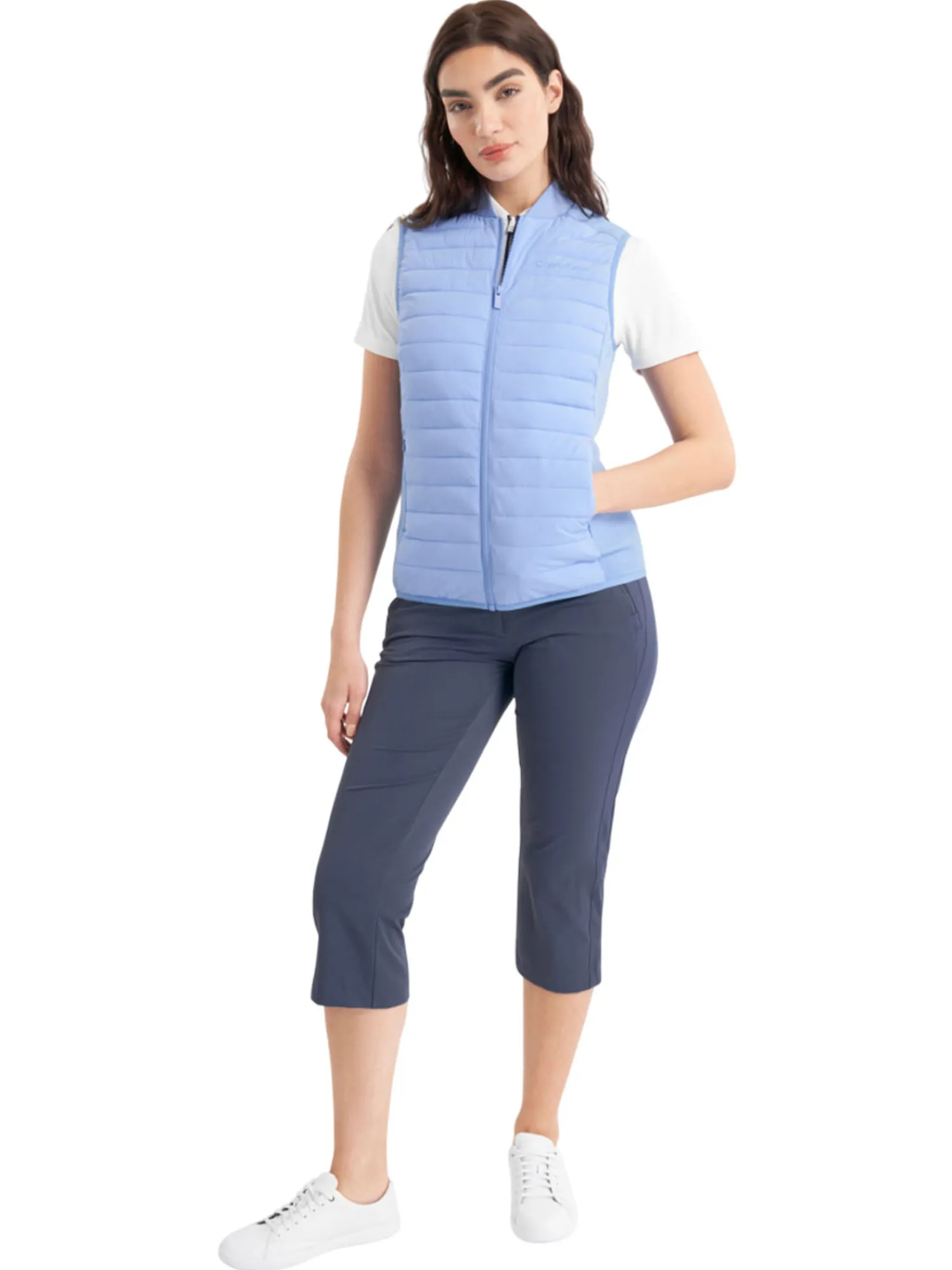 Calvin Klein Vests|Womens Beryline Hybrid Gilet - Cornflower Blue