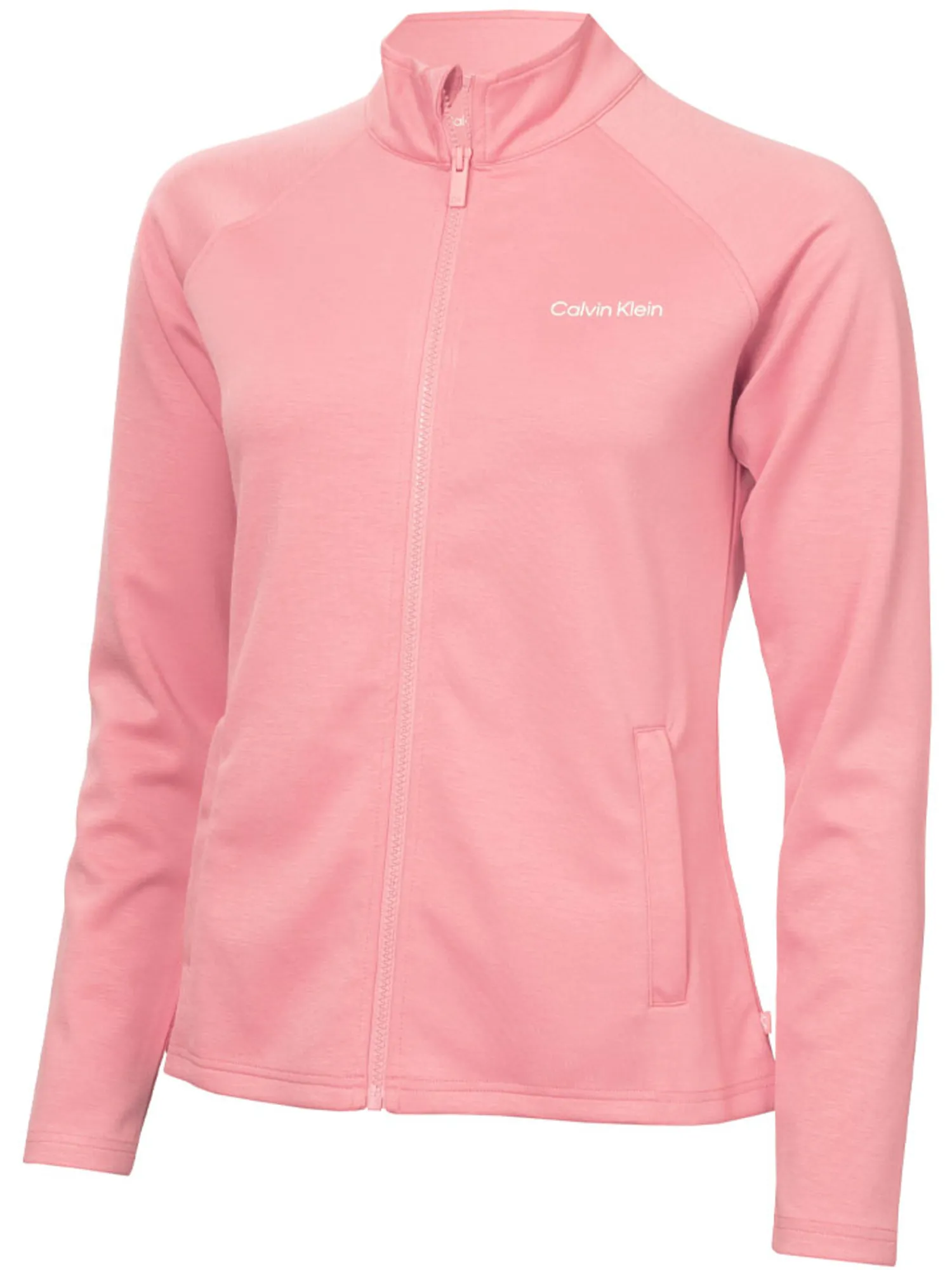 Calvin Klein Jumpers|Womens Blanco Full Zip Jacket - Powder Pink