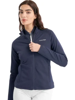 Calvin Klein Jumpers|Womens Blanco Full Zip Jacket - Navy