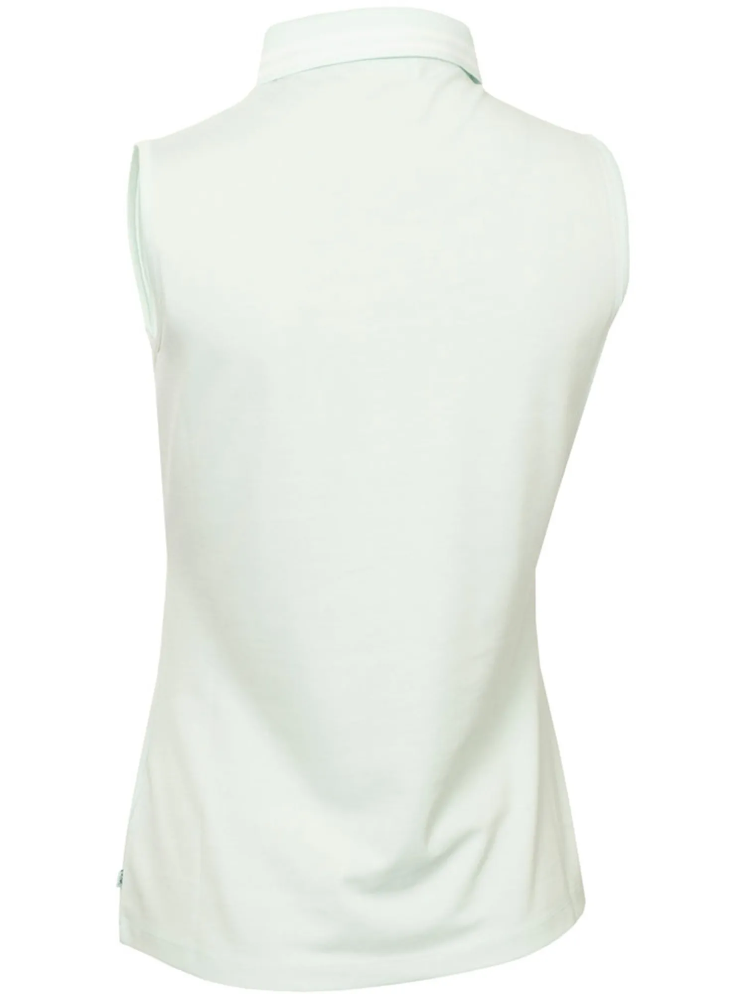 Calvin Klein Shirts|Womens Brightmeadow Sleeveless Polo Shirt - Light Jade