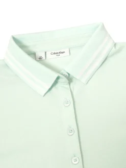Calvin Klein Shirts|Womens Brightmeadow Polo Shirt - Light Jade