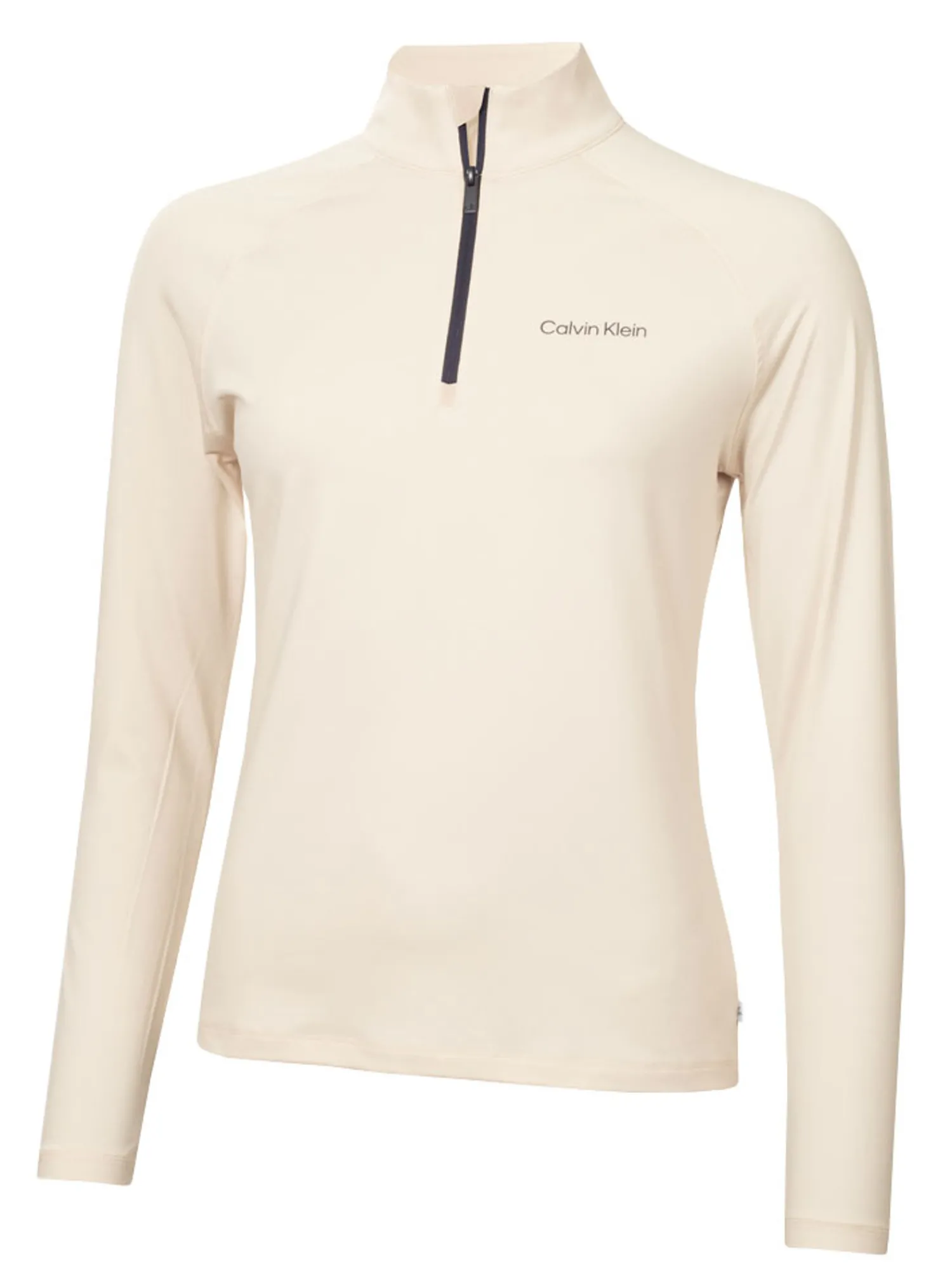 Calvin Klein Jumpers|Womens Dakota Quarter Zip Top - Tapioca
