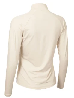 Calvin Klein Jumpers|Womens Dakota Quarter Zip Top - Tapioca