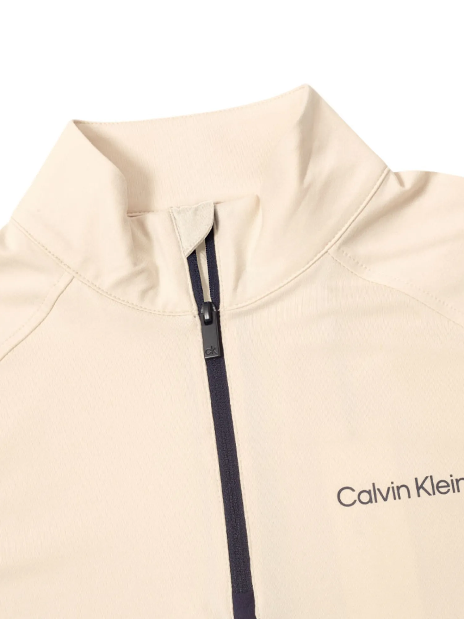 Calvin Klein Jumpers|Womens Dakota Quarter Zip Top - Tapioca