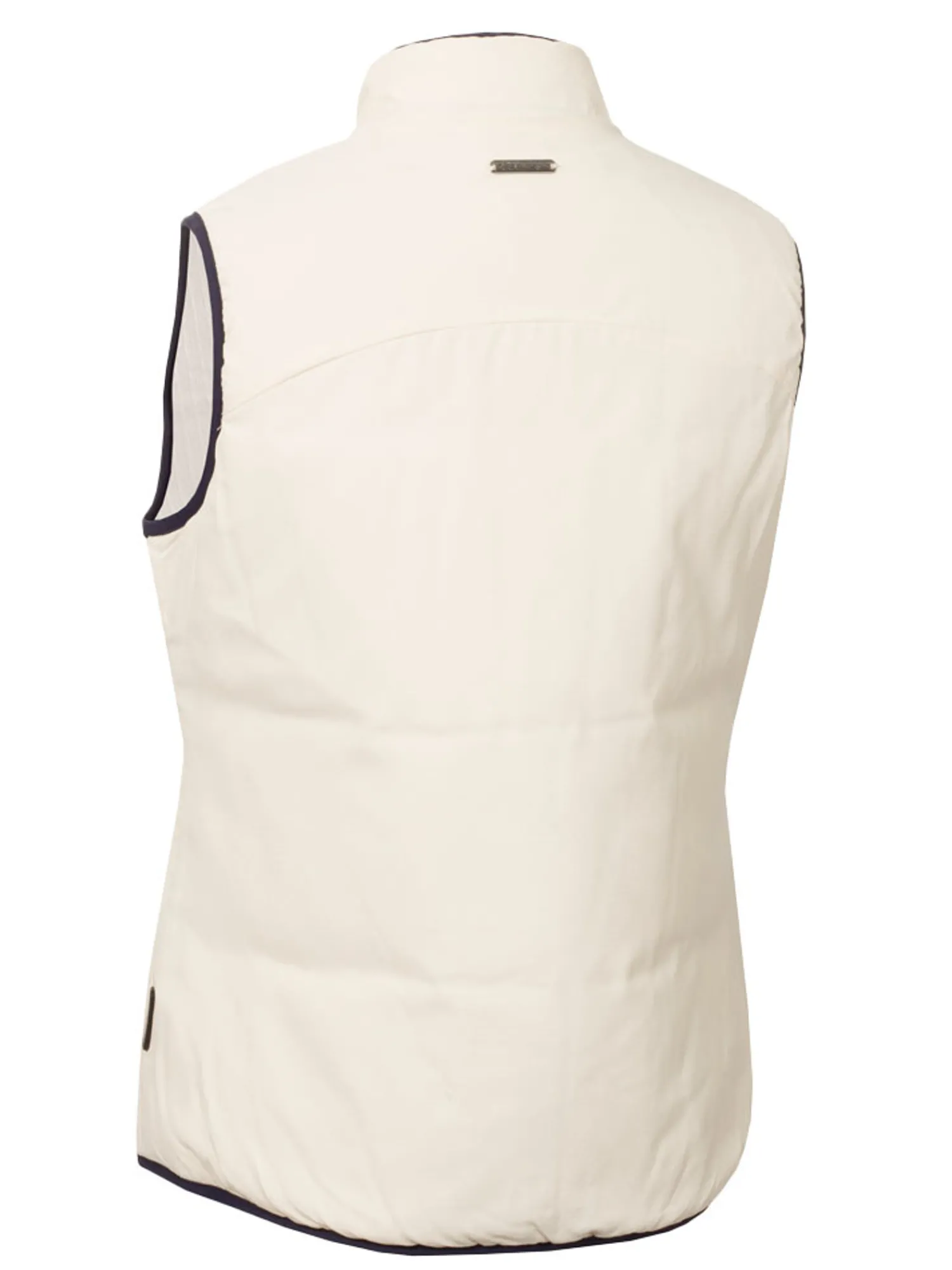 Calvin Klein Vests|Womens Faye Full Zip Gilet - Tapioca