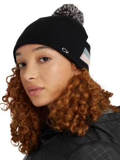 Calvin Klein Clearance Clothing|Women's Gorra Bobble Beanie - Black