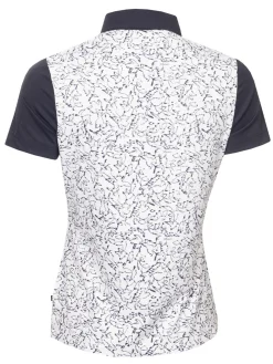 Calvin Klein Shirts|Womens Harmony Printed Polo Shirt - White