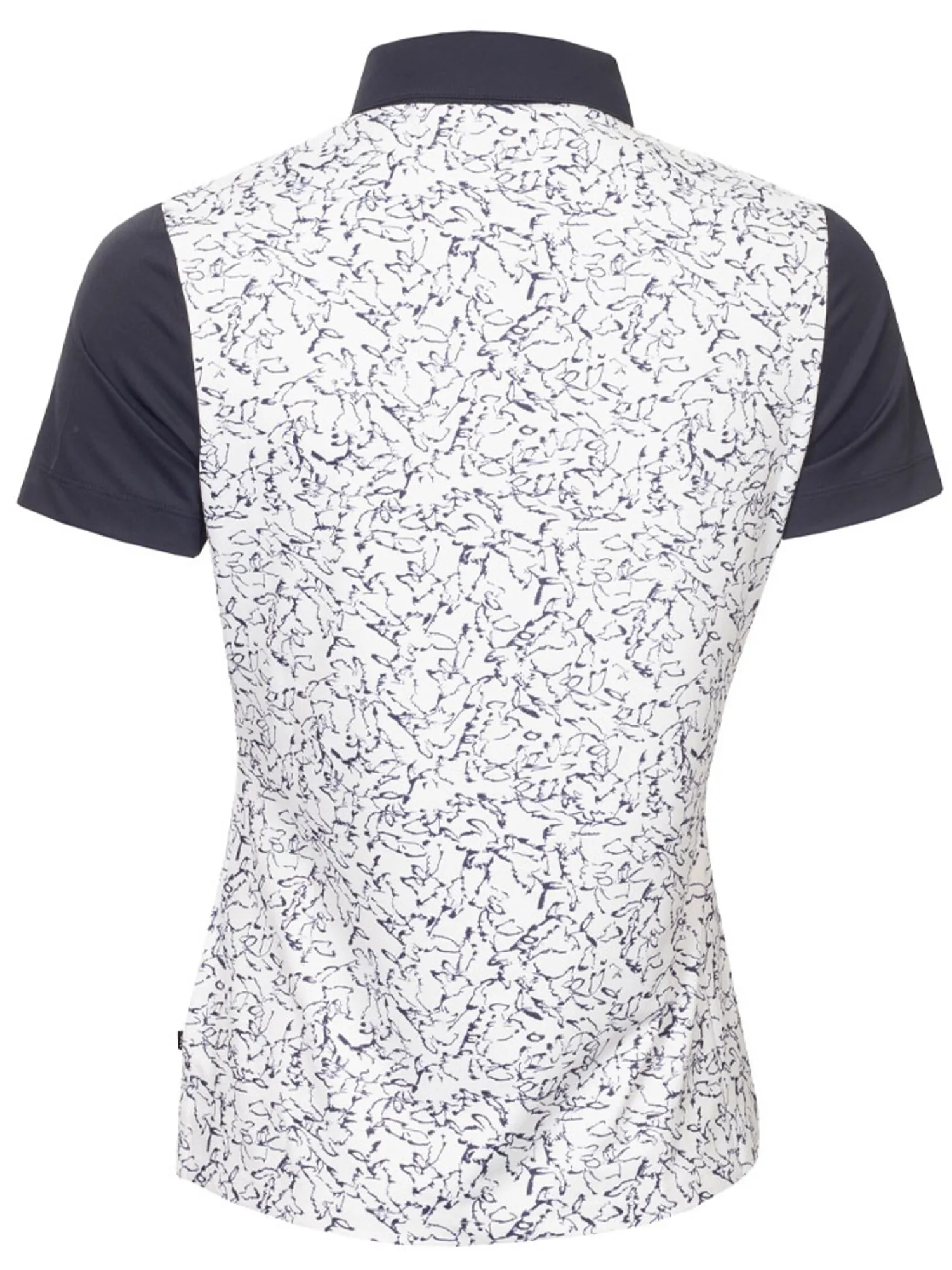 Calvin Klein Shirts|Womens Harmony Printed Polo Shirt - White