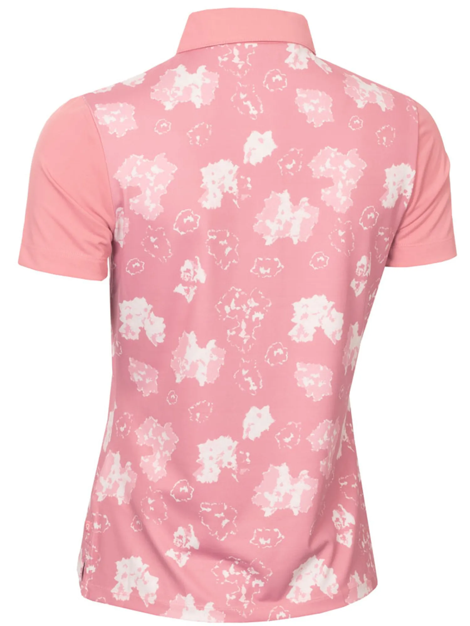 Calvin Klein Shirts|Womens Harmony Printed Polo Shirt - Powder Pink