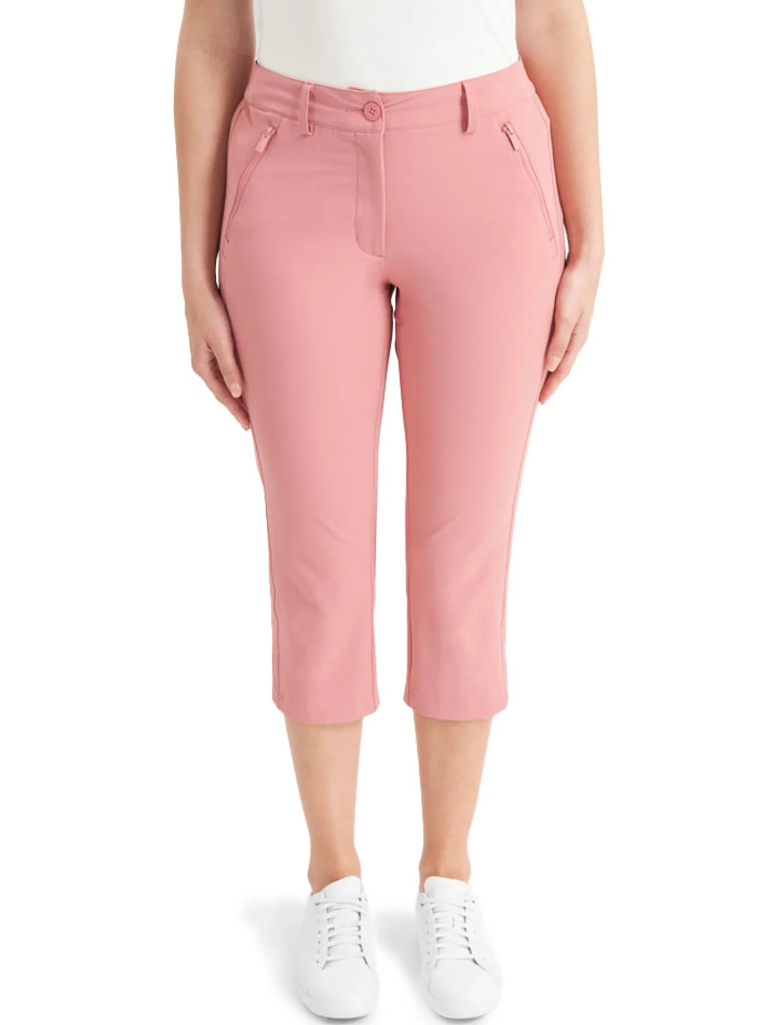 Calvin Klein Pants|Womens Isabel Capri Trouser - Powder Pink