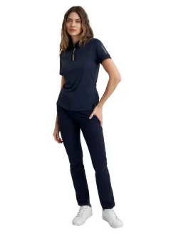 Calvin Klein Shirts|Womens Layla Short Sleeve Polo - Navy