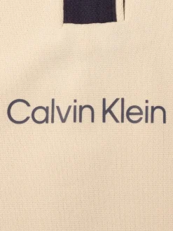 Calvin Klein Shirts|Womens Mila Long Sleeve Polo - Tapioca