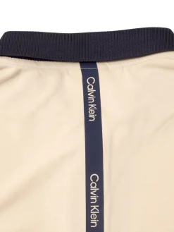Calvin Klein Shirts|Womens Mila Long Sleeve Polo - Tapioca