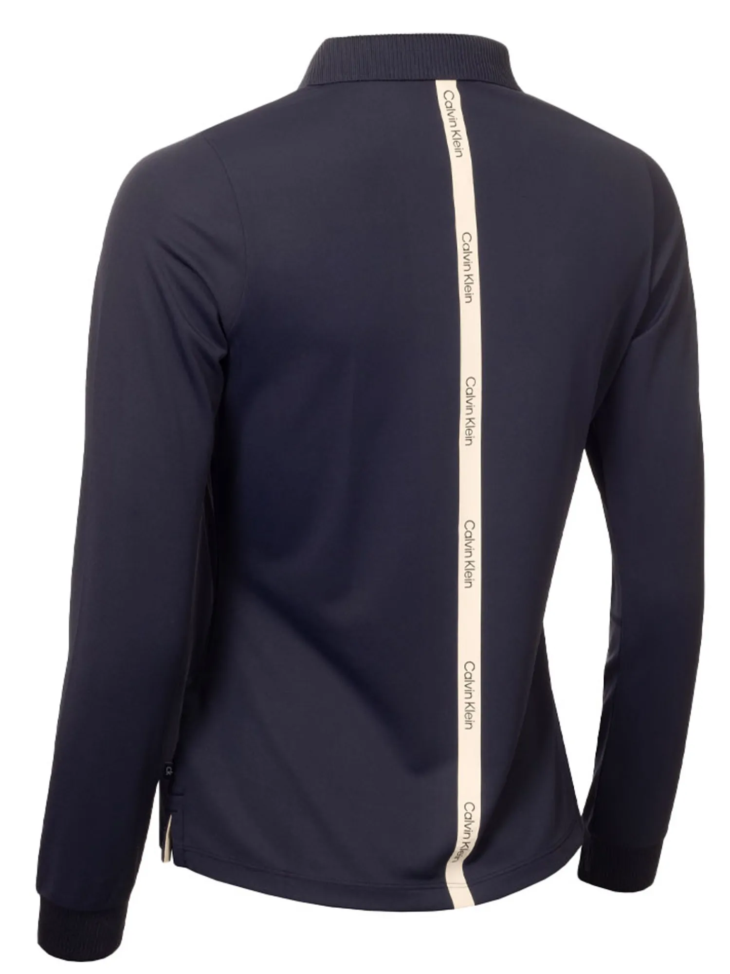 Calvin Klein Shirts|Womens Mila Long Sleeve Polo - Navy