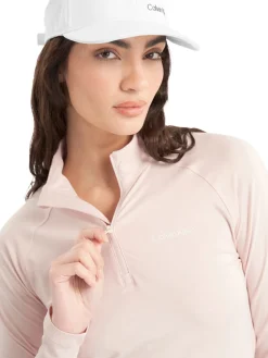 Calvin Klein Jumpers|Womens San Marco's 1/4-Zip - Shell Pink
