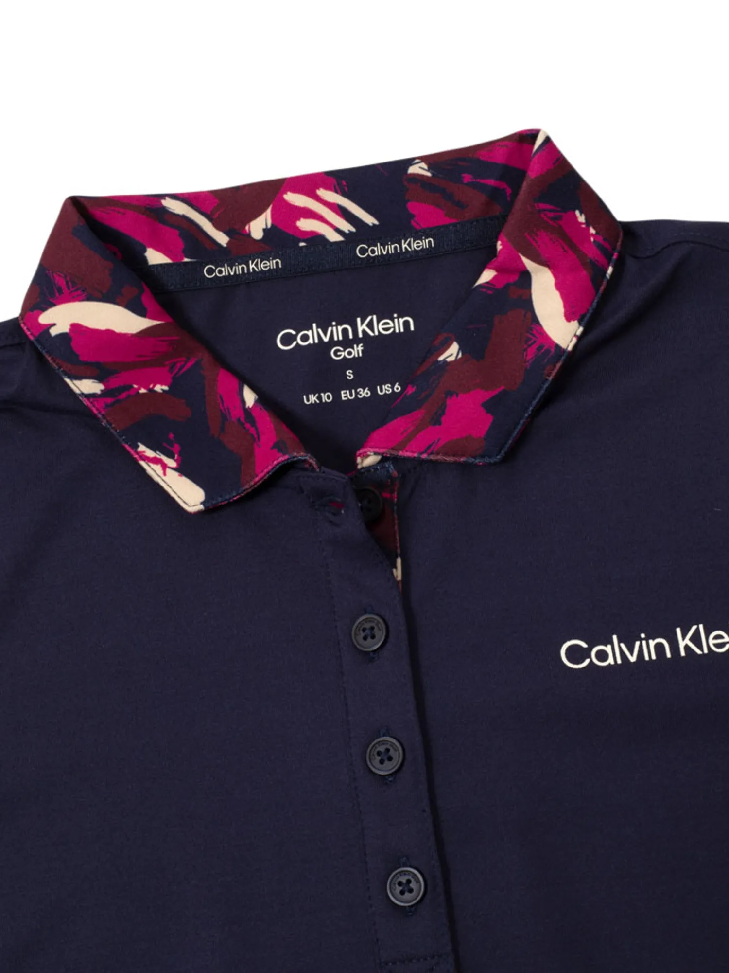 Calvin Klein Shirts|Womens Vesey Short Sleeve Polo - Navy
