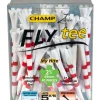CHAMP Tees|FLYtee MyHite 30 Pack 2.75 Inches White/Red