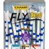 CHAMP Tees|FLYtee MyHite 25 Pack 3.25 Inches White/Blue
