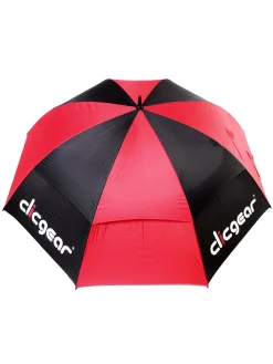 Clicgear Umbrellas|Double Canopy 68 Inch Umbrella - Black/Red