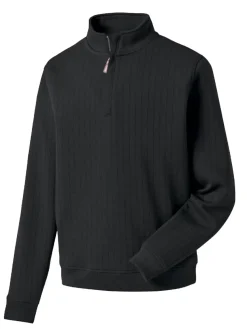 FootJoy Jumpers|Drop Needle Pullover - Black