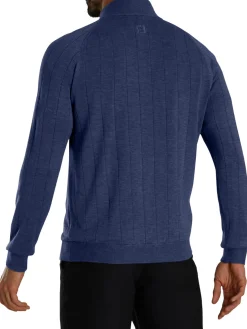 FootJoy Jumpers|Drop Needle Pullover - Navy