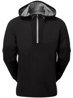 FootJoy Wind & Rain Wear|HydroLite X Rain Hoodie - Black