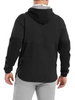 FootJoy Wind & Rain Wear|HydroLite X Rain Hoodie - Black