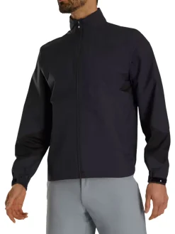 FootJoy Wind & Rain Wear|HydroLite X Rain Jacket - Black