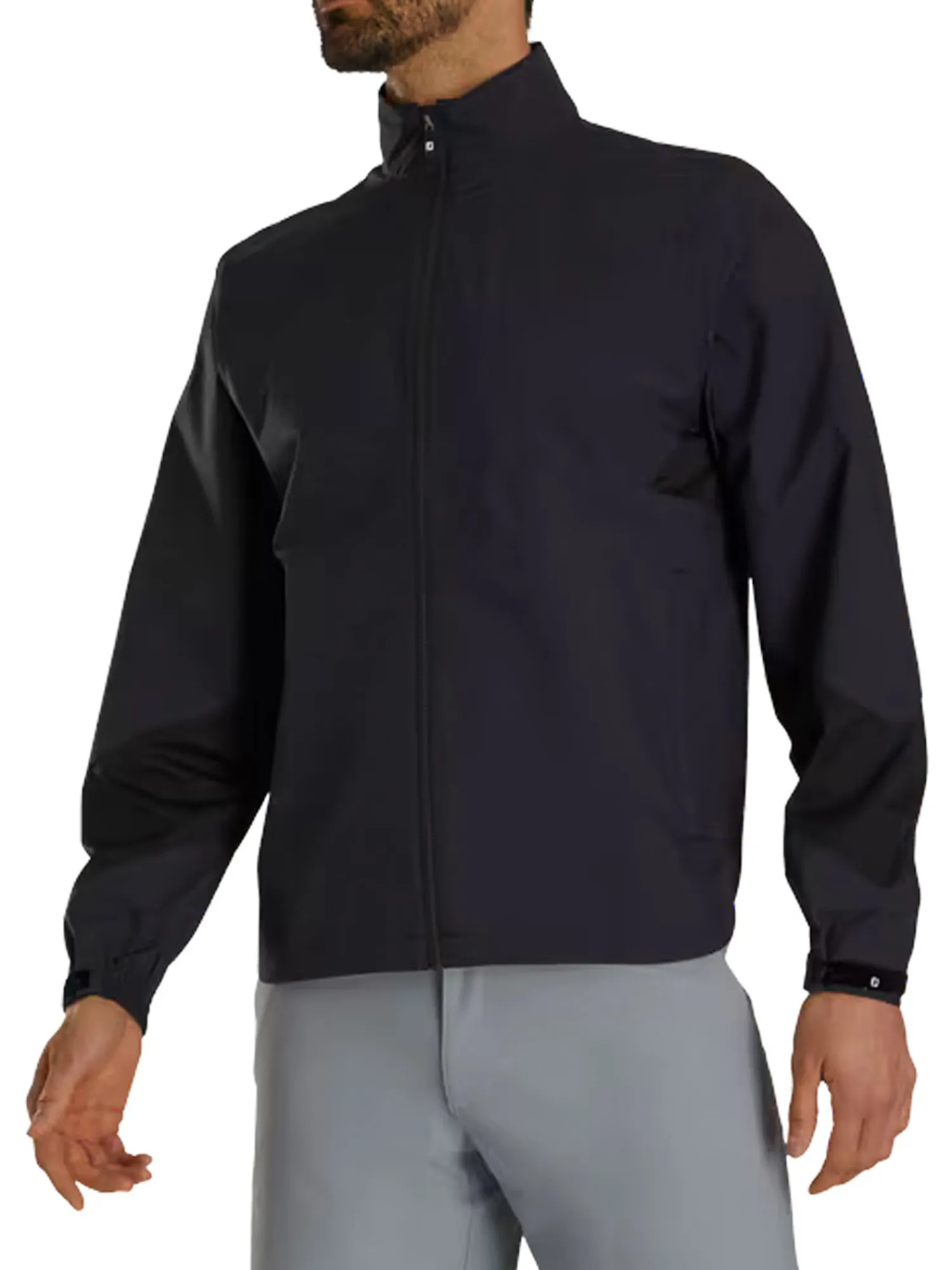 FootJoy Wind & Rain Wear|HydroLite X Rain Jacket - Black