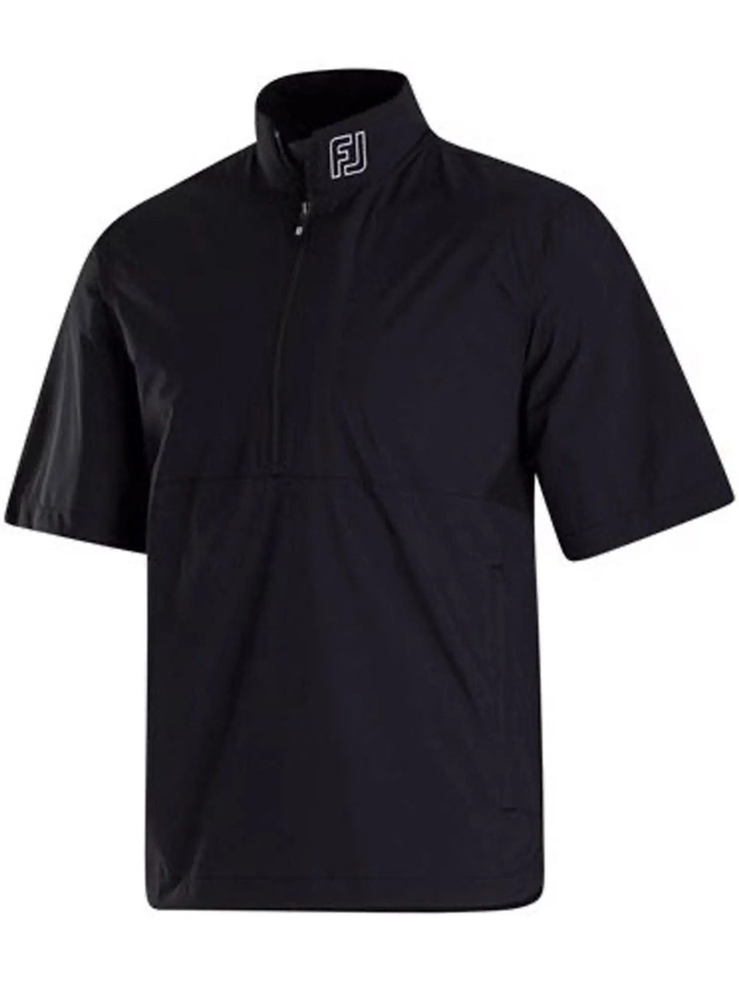 FootJoy Wind & Rain Wear|HydroLite X Short Sleeve Rain Jacket - Black