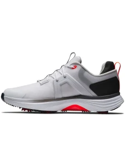 FootJoy Mens Golf Shoes|HyperFlex Golf Shoes - White/Black/Red