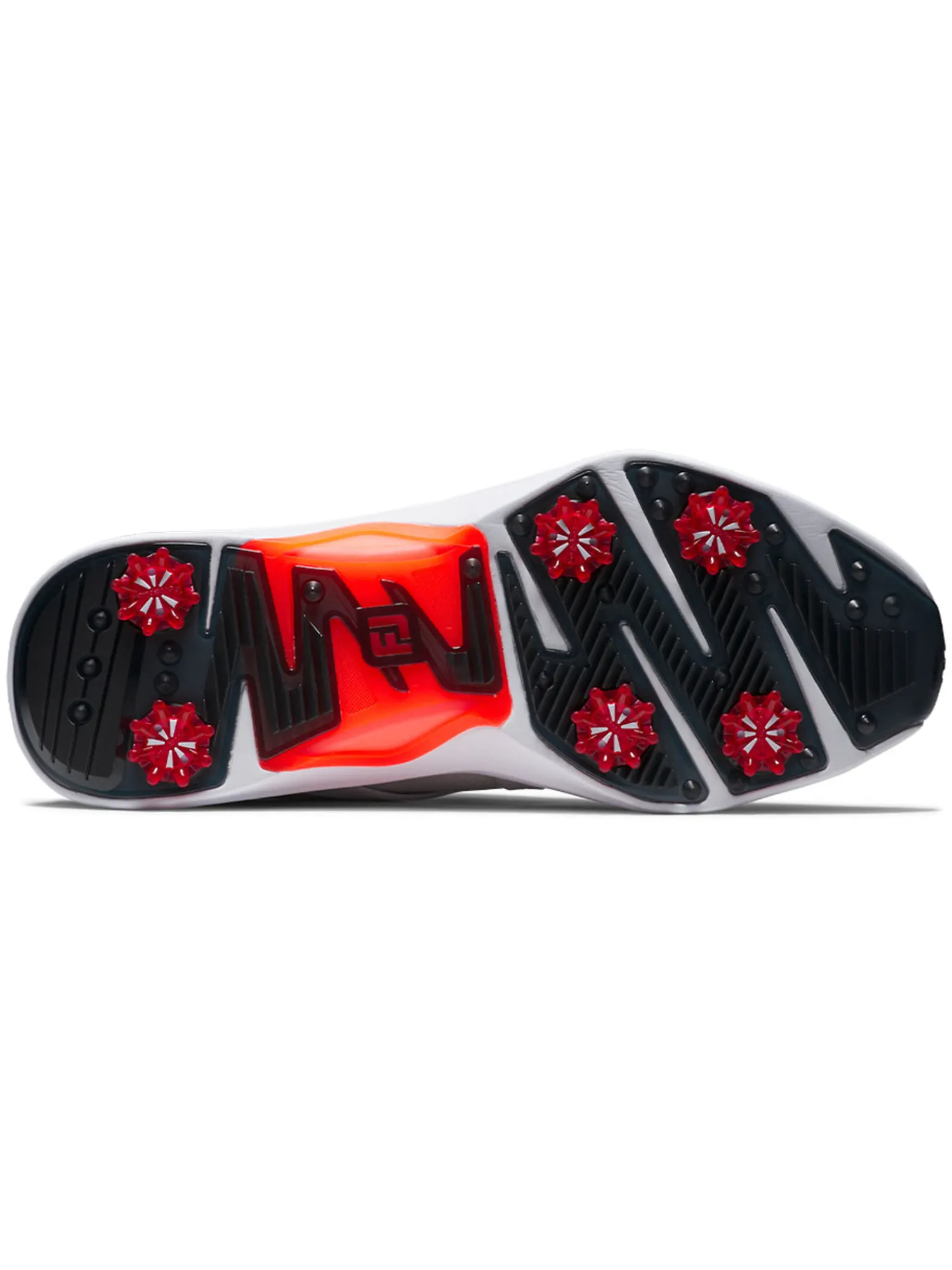 FootJoy Mens Golf Shoes|HyperFlex Golf Shoes - White/Black/Red