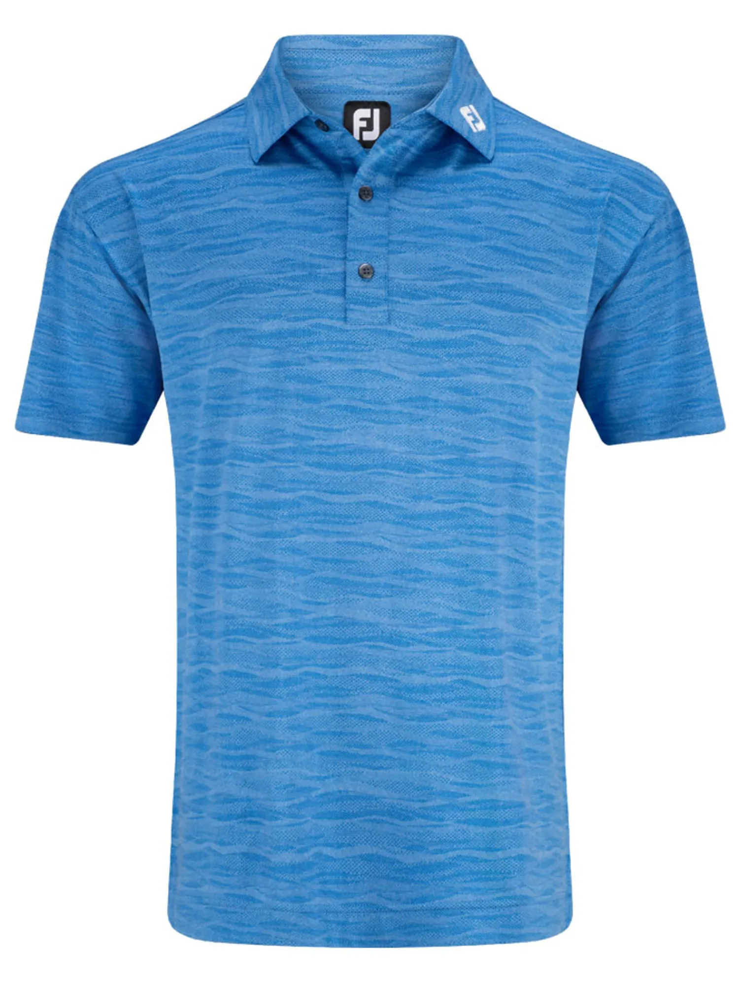 FootJoy Shirts|Jacquard Wave Polo Shirt - Blue