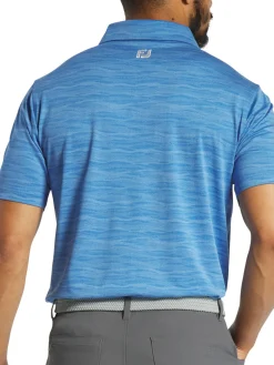 FootJoy Shirts|Jacquard Wave Polo Shirt - Blue
