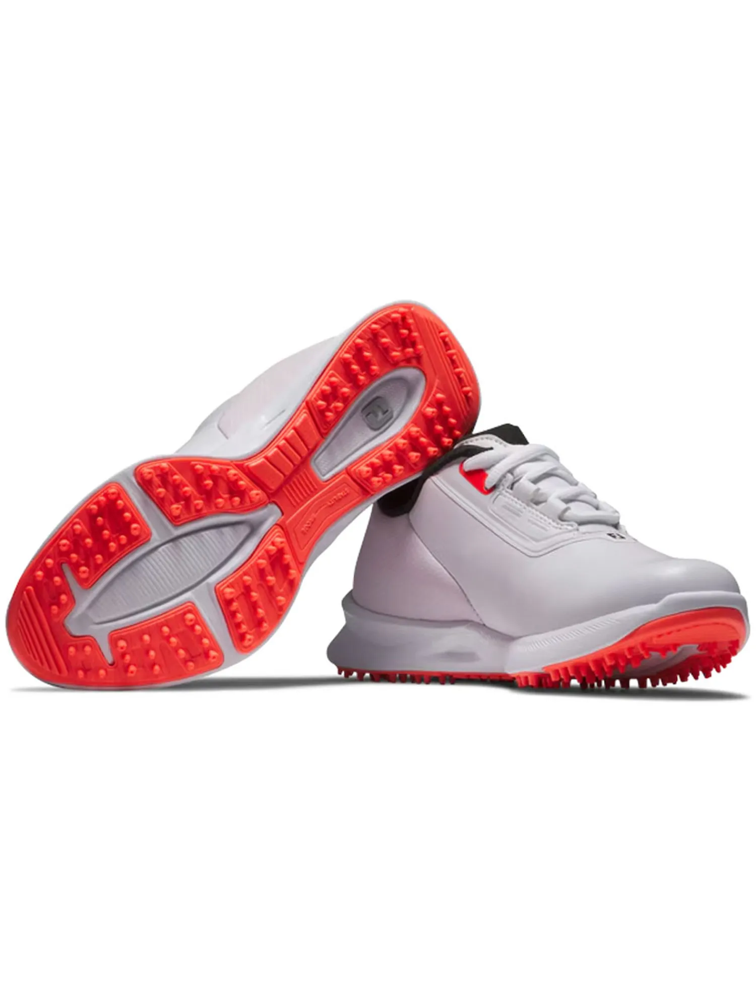 FootJoy Junior Golf Shoes|Junior Girls Fuel Golf Shoes - White/Pink/Coral