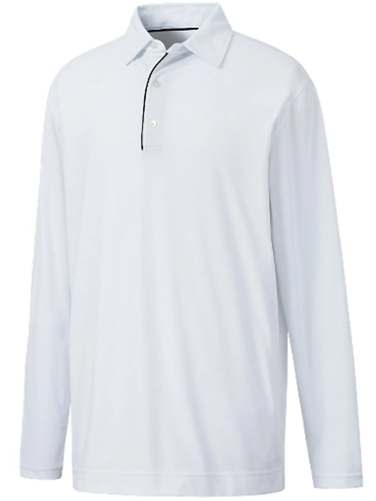 FootJoy Shirts|Long Sleeve Sun Protection Polo - White