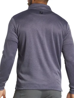 FootJoy Jumpers|Space Dye Dot Midlayer (Athletic Fit) - Purple Dusk/Black