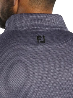 FootJoy Jumpers|Space Dye Dot Midlayer (Athletic Fit) - Purple Dusk/Black