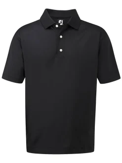 FootJoy Shirts|Stretch Pique Golf Shirt - Black
