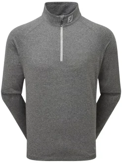 FootJoy Jumpers|Thermoseries Brushed Back Midlayer (Athletic Fit) - Black