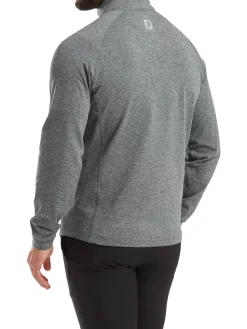 FootJoy Jumpers|Thermoseries Brushed Back Midlayer (Athletic Fit) - Black