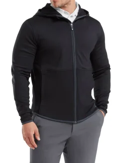 FootJoy Jumpers|Thermoseries Full Zip Hoodie (Athletic Fit) - Black