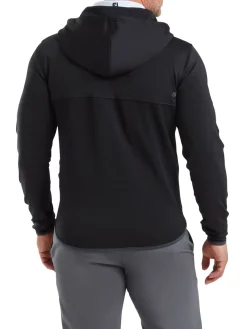 FootJoy Jumpers|Thermoseries Full Zip Hoodie (Athletic Fit) - Black