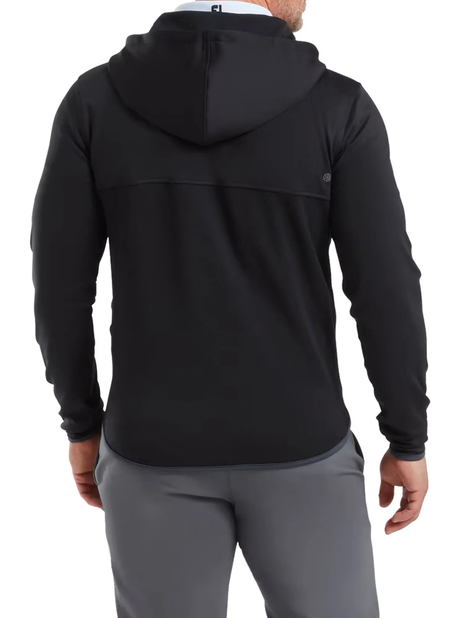 FootJoy Jumpers|Thermoseries Full Zip Hoodie (Athletic Fit) - Black