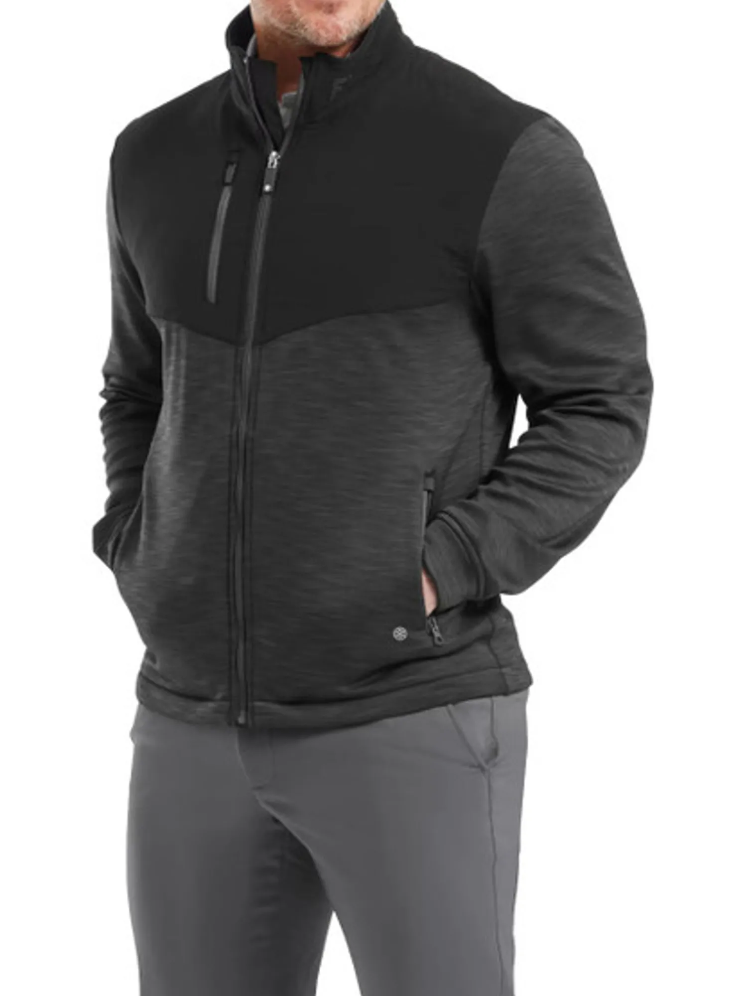 FootJoy Jumpers|Thermoseries Hybrid Midlayer (Athletic Fit) - Black