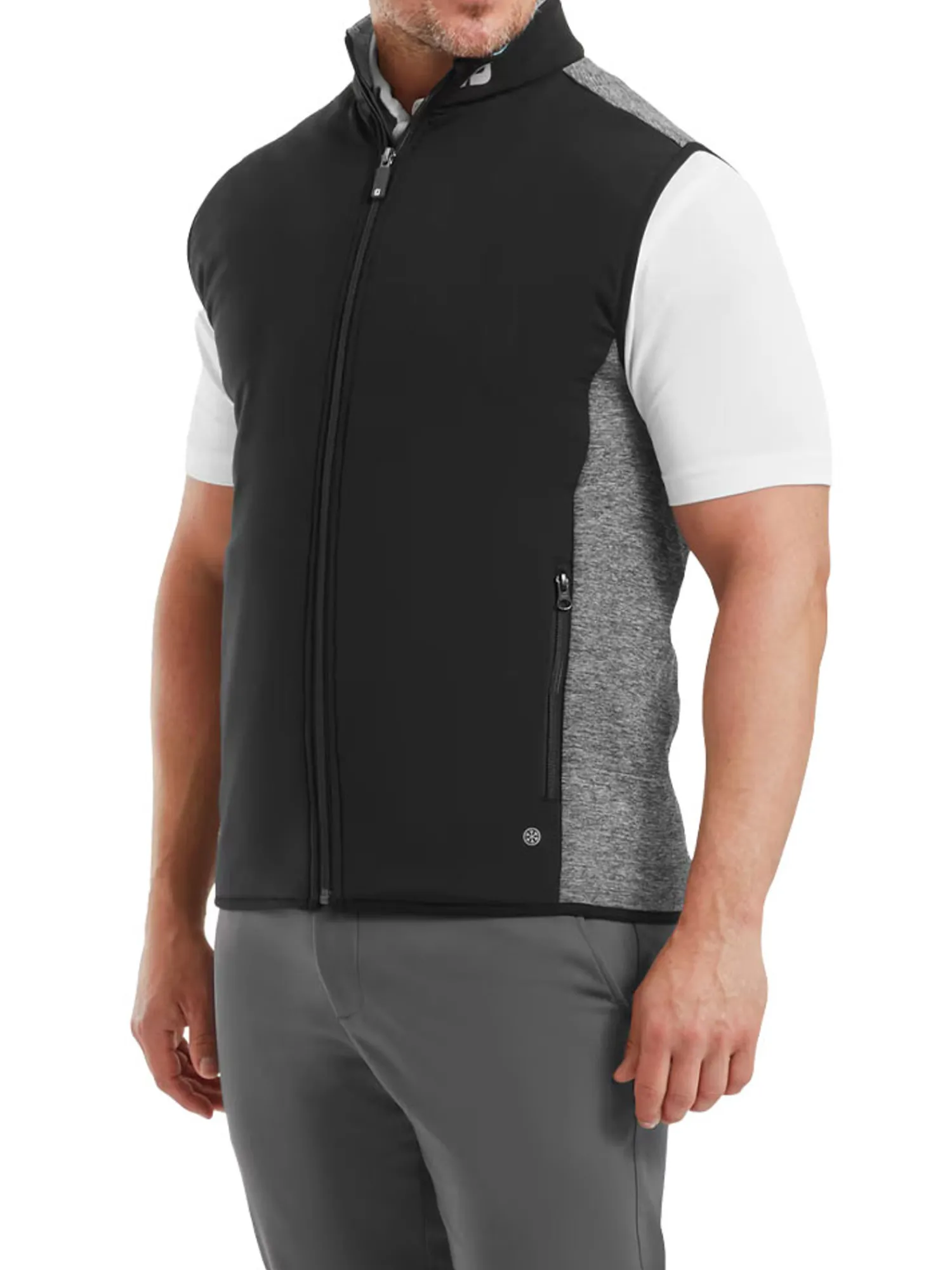 FootJoy Vests|Thermoseries Hybrid Vest (Athletic Fit) - Black
